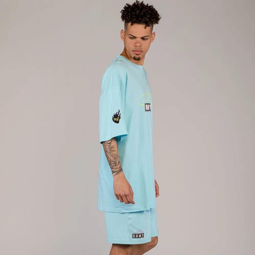 CAMISETA GRIMEY CLOVEN TONGUES OVERSIZED  BLUE | SUMMER 23