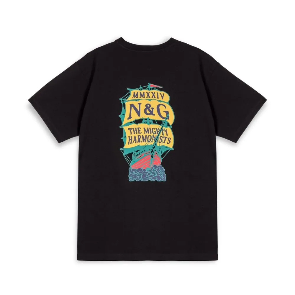 CAMISETA GRIMEY MIGHTY HARMONIST NAUTICA X GRMY  BLACK | SS24