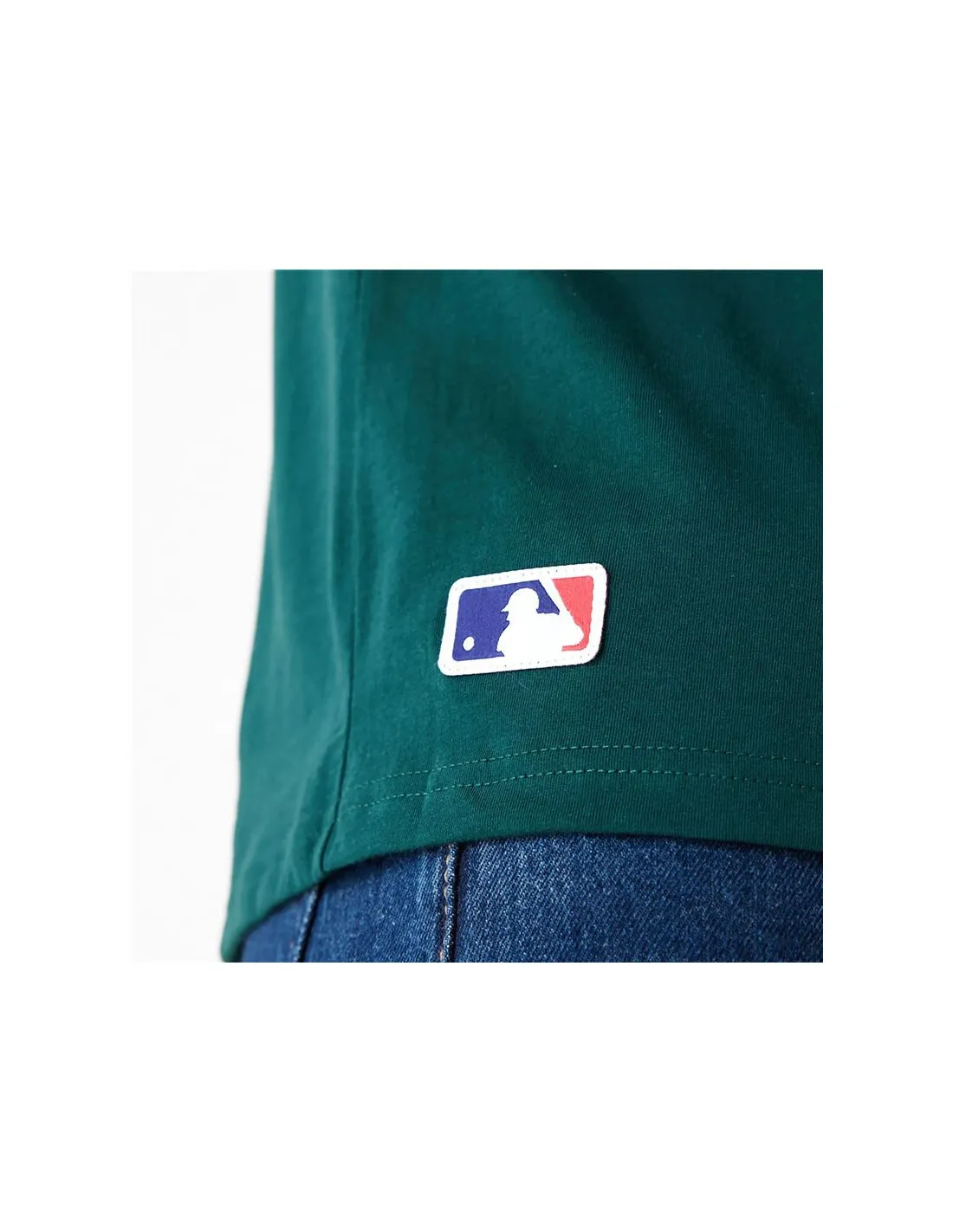 Camiseta New Era Oakland Athletics MLB Arch Wordmark Graphic Verde Hombre