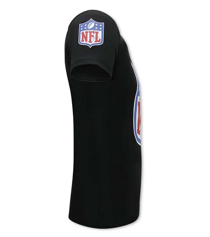 Camiseta NFL Shield Team Print Hombre - Negra