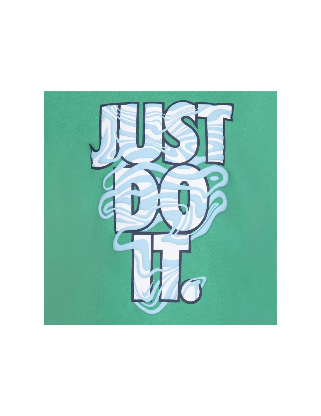 Camiseta Nike Just do it Waves Niño Verde