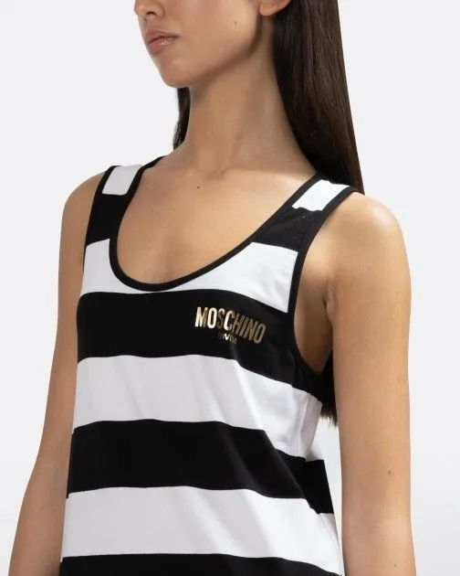 Camiseta sin mangas Moschino Swim A2636 Negro