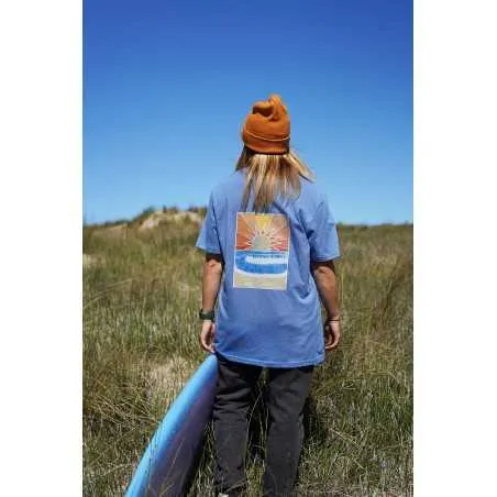 Camiseta Sunset Mid Heather Blue 