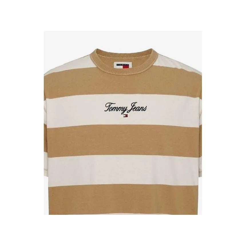 Camiseta Tommy Hilfiger Bold Stripe Para Hombre