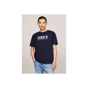 Camiseta Tommy Hilfiger Flag Tee Para Hombre