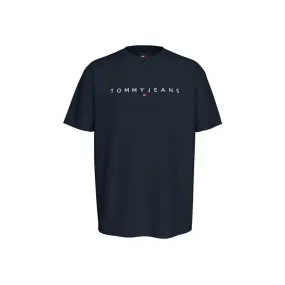 Camiseta Tommy Hilfiger Linear Logo Para Hombre