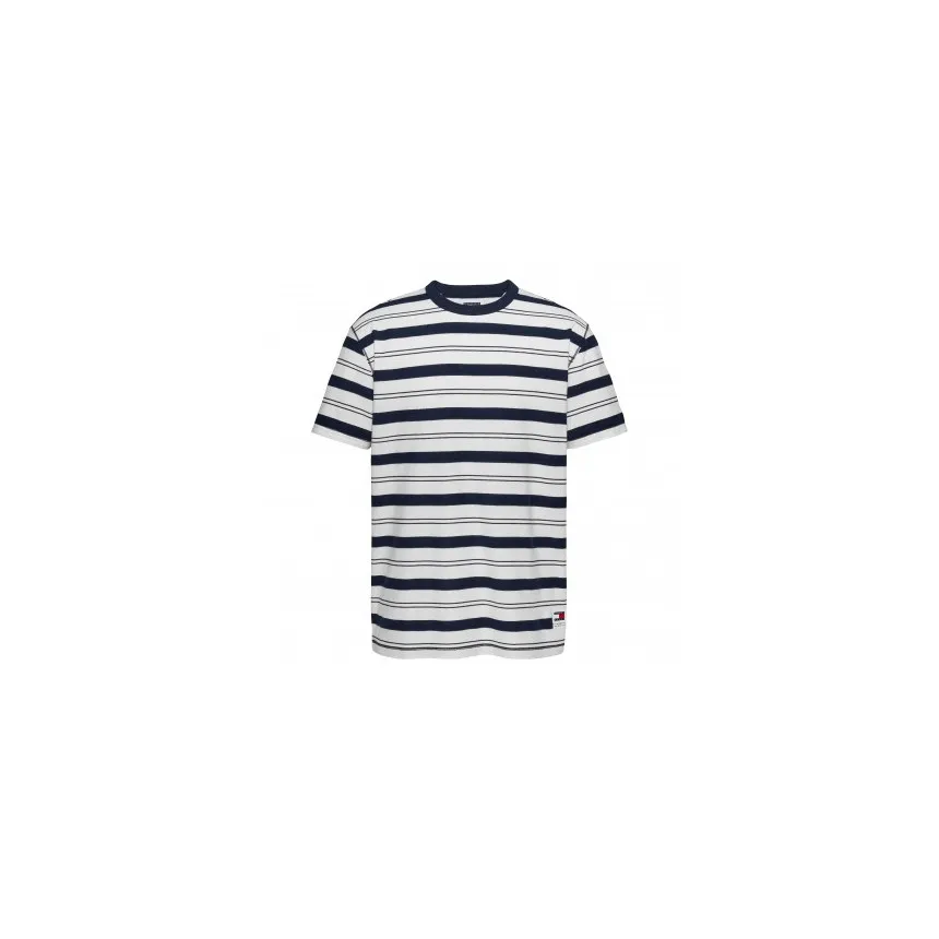 Camiseta Tommy Hilfiger Stripe Tee Para Hombre