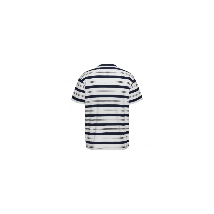 Camiseta Tommy Hilfiger Stripe Tee Para Hombre