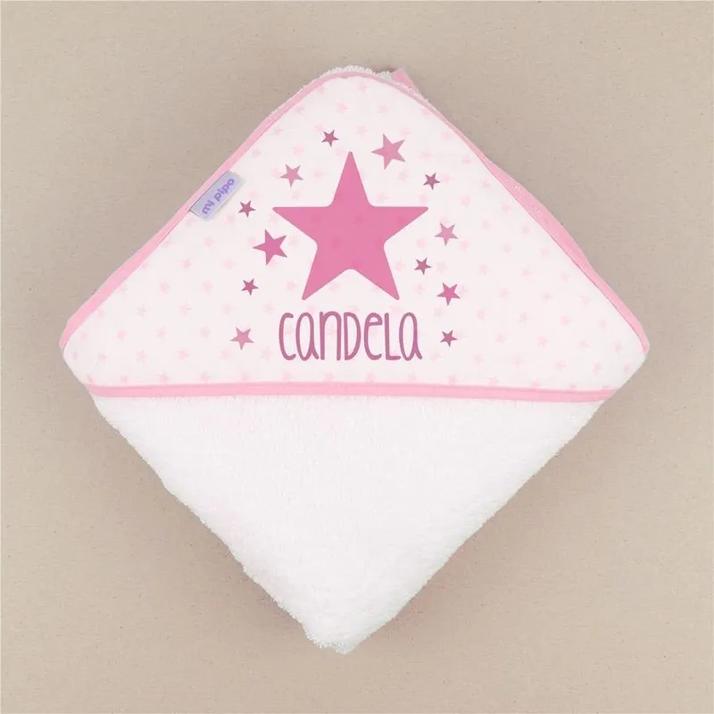 Capa de baño bebé Estrella personalizada