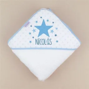 Capa de baño bebé Estrella personalizada