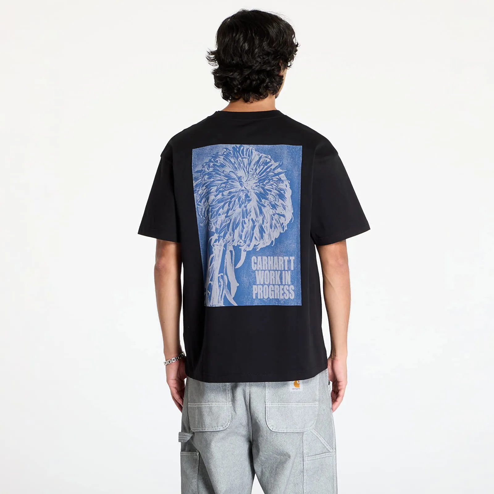 Carhartt WIP T-shirt S/S Chrysanthemum T-Shirt UNISEX Black XS