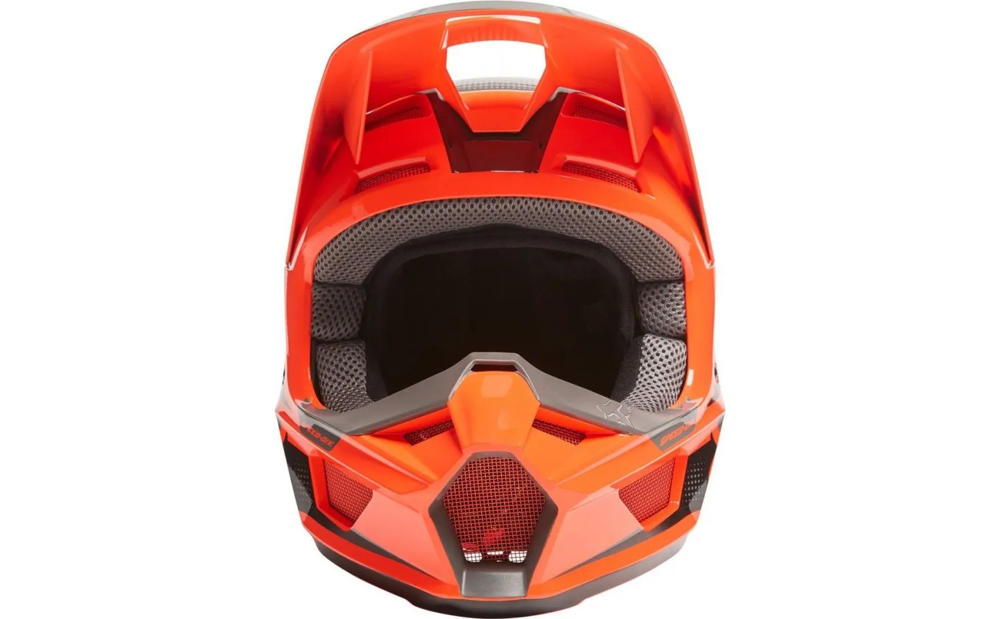 Casco Fox Infantil V1 Dier Naranja Fluor |28360-824|