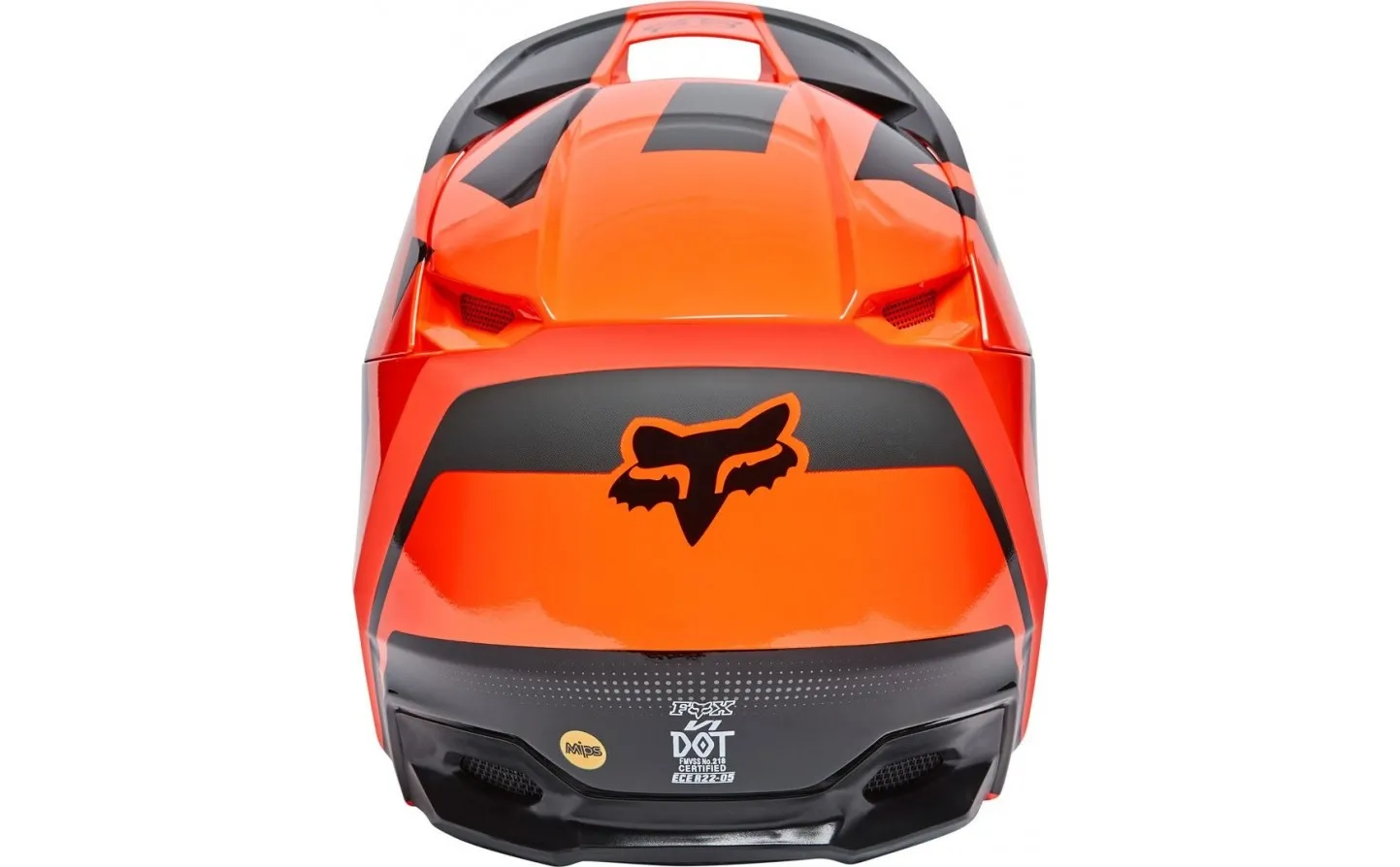 Casco Fox Infantil V1 Dier Naranja Fluor |28360-824|