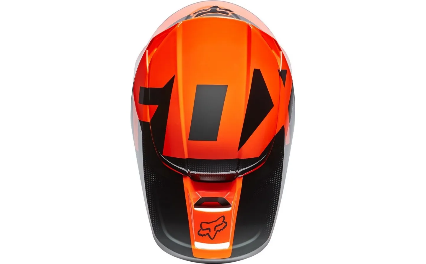 Casco Fox Infantil V1 Dier Naranja Fluor |28360-824|