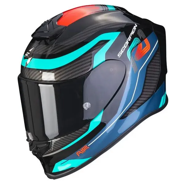 Casco Scorpion Exo R1 Evo Air Vatis Black Blue Red 