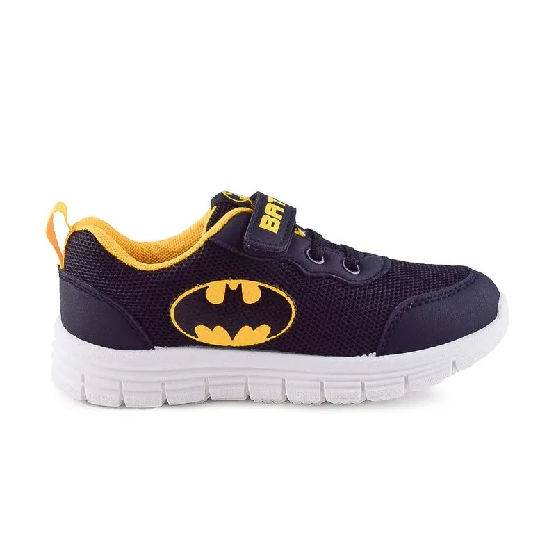 CHAMPION DEPORTIVO PARA NIÑO BATMAN DC CON VELCRO BLACK