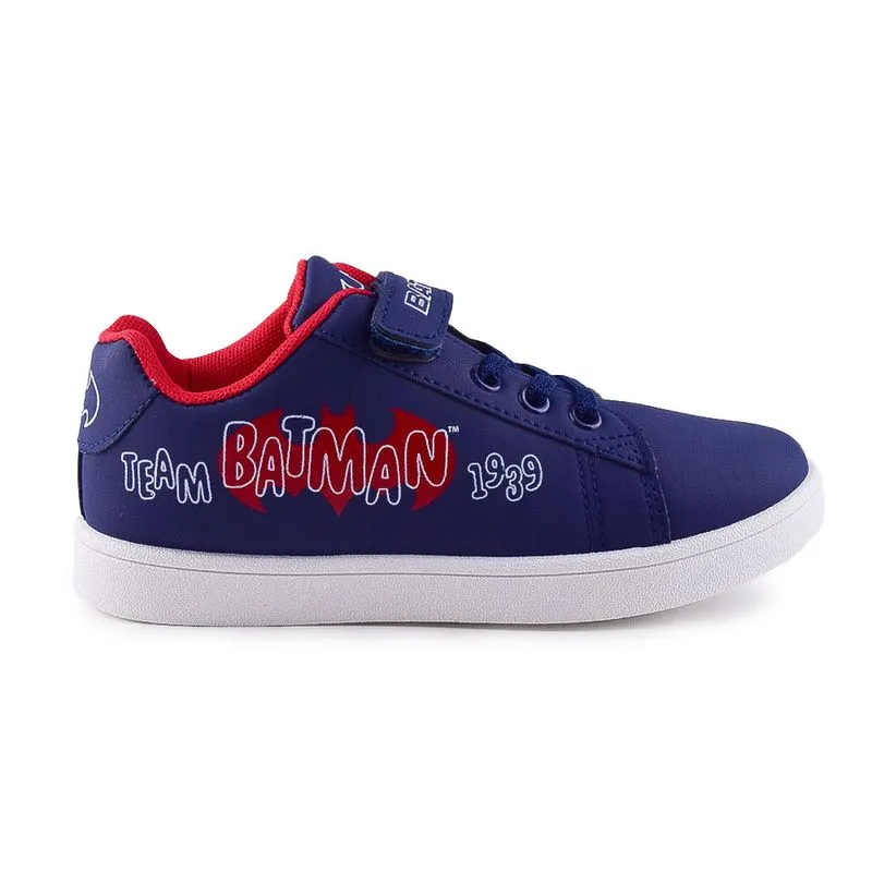 CHAMPION DEPORTIVO PARA NIÑO BATMAN DC CON VELCRO NAVY