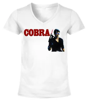 Cobra (1986) WT 019 Camiseta cuello pico Mujer