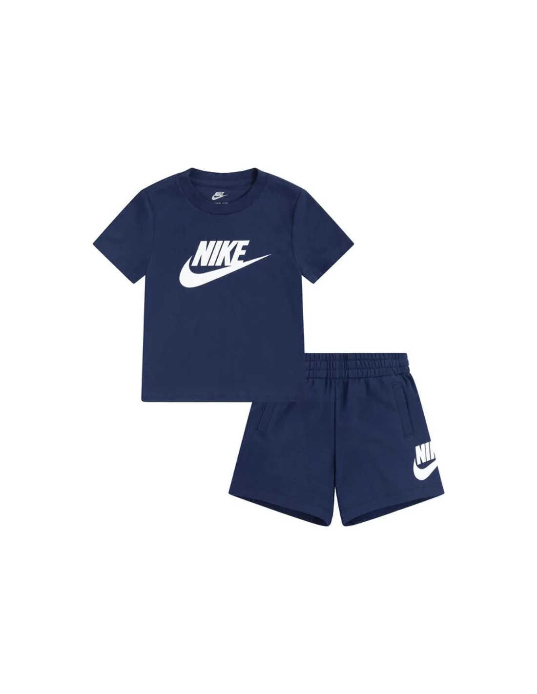 Conjunto Nike Club & Short Set Infantil Navy