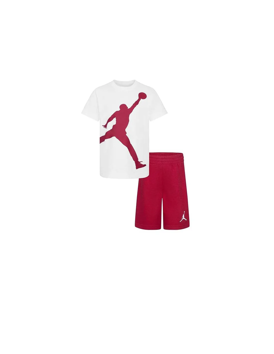 Conjunto Nike Knit Niño Blanco/Rojo