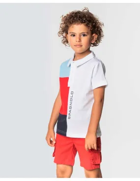 Conjunto Polo y Bermuda Niño Spagnolo Moda Infantil