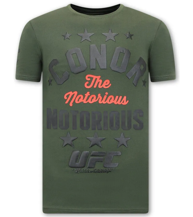 Conor Notorious  Camiseta  Hombre  - UFC - Verde