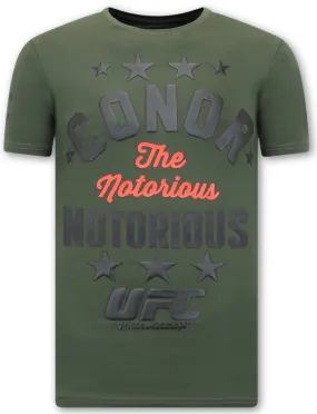 Conor Notorious  Camiseta  Hombre  - UFC - Verde