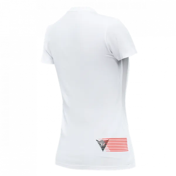 Dainese Logo Lady White Black 