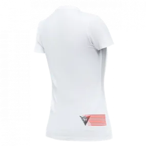 Dainese Logo Lady White Black 