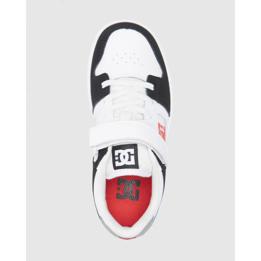 DC SHOES MANTECA V KIDS black white red