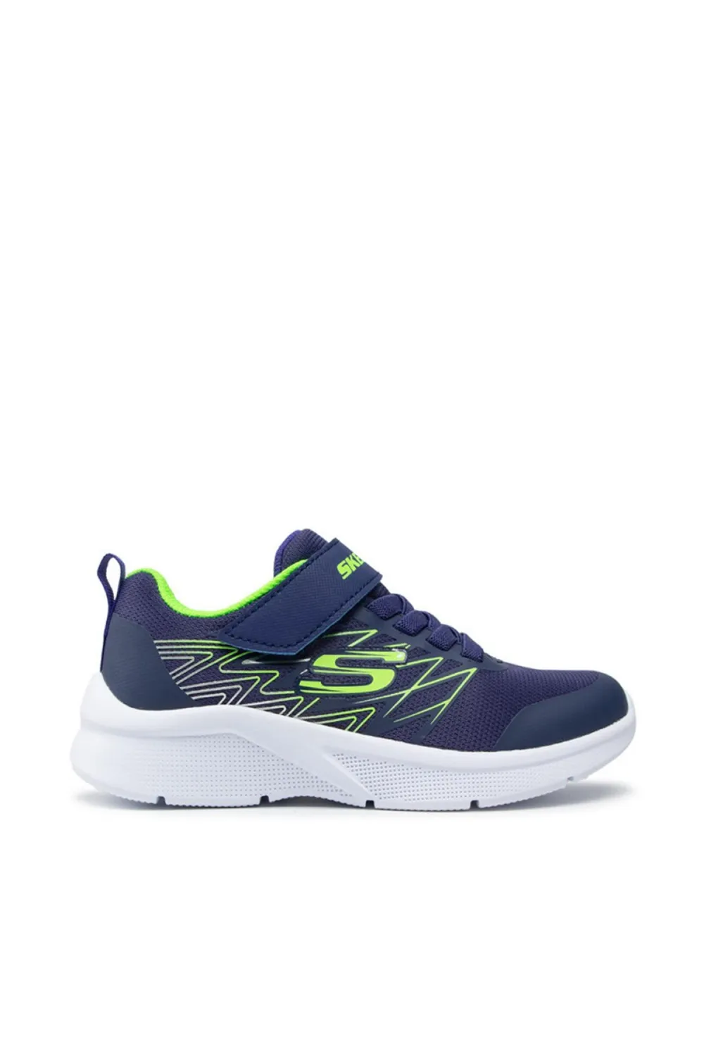 deportivo skechers nino microspec texlor marino-lima 403770l