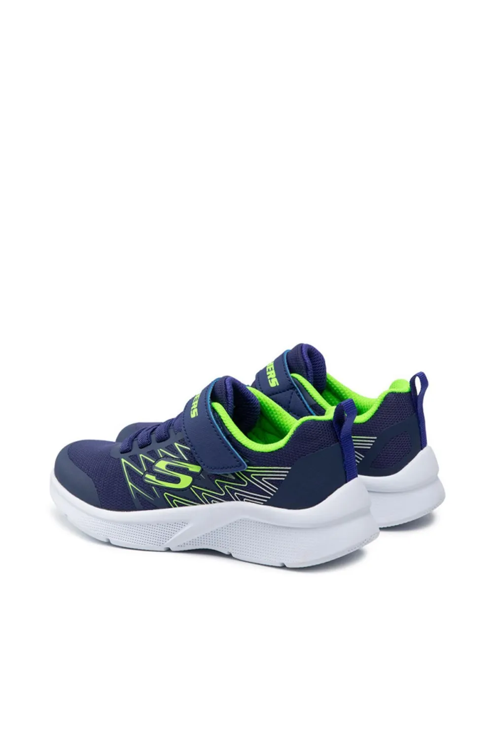 deportivo skechers nino microspec texlor marino-lima 403770l