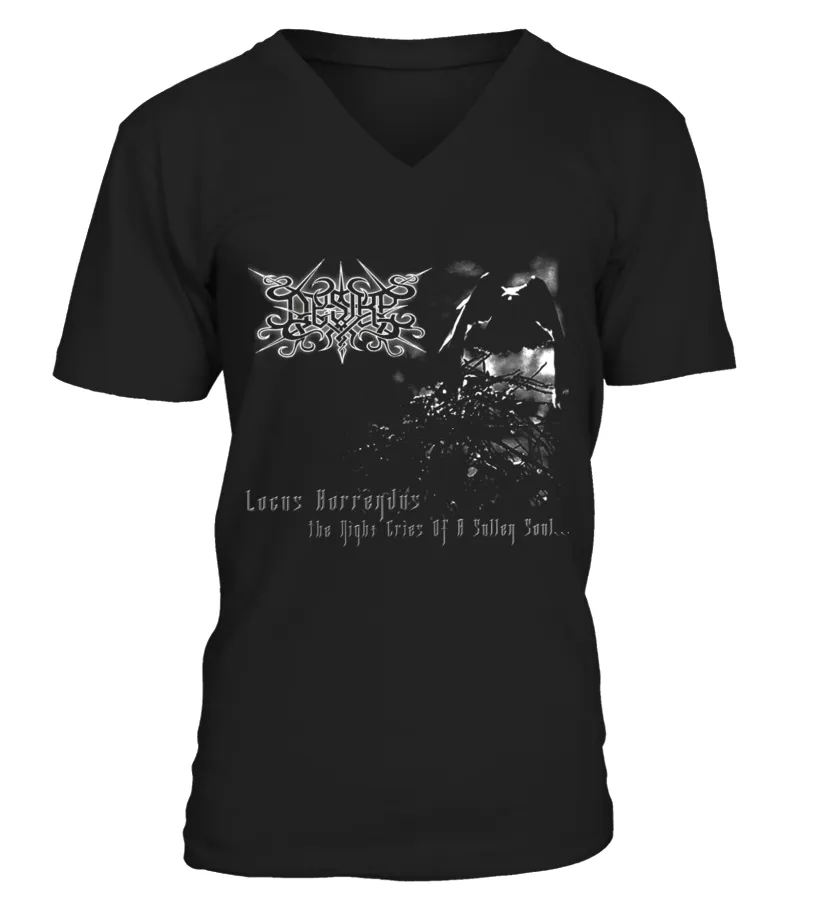 Desire - Locus Horrendus - The Night Cries Of A Sullen Soul... BK Camiseta cuello en V Unisex