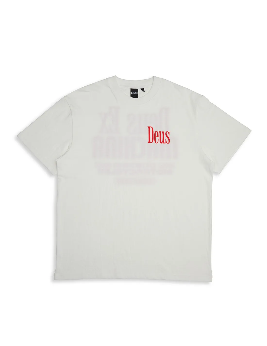 DEUS PARTISAN TEE VINTAGE WHITE