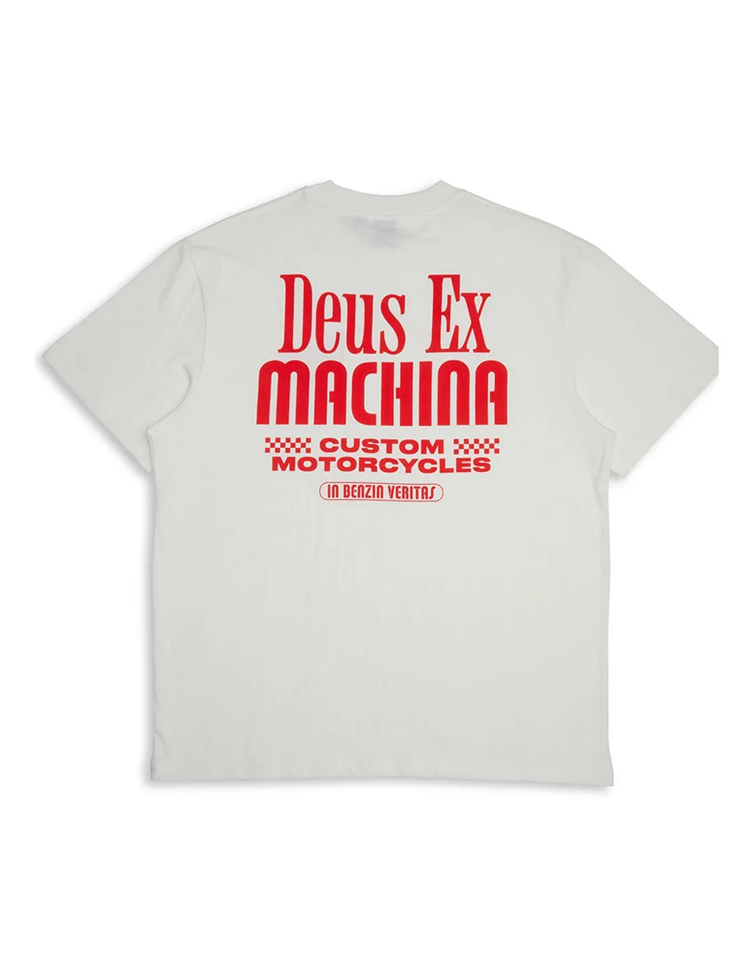 DEUS PARTISAN TEE VINTAGE WHITE