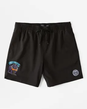 DJ Javier Dog Days Layback 17" - Short de Natación para Hombre