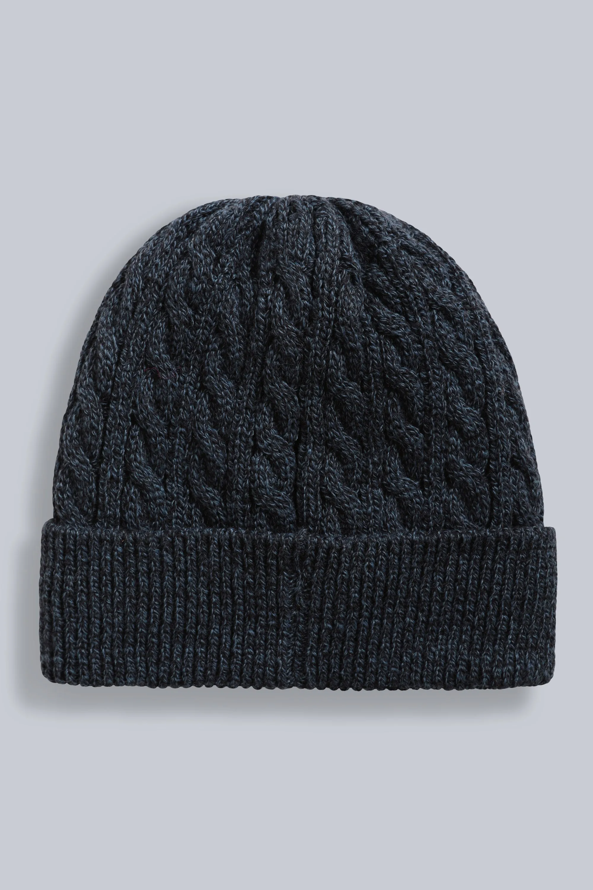 Drew gorro trenzado con forro de piel