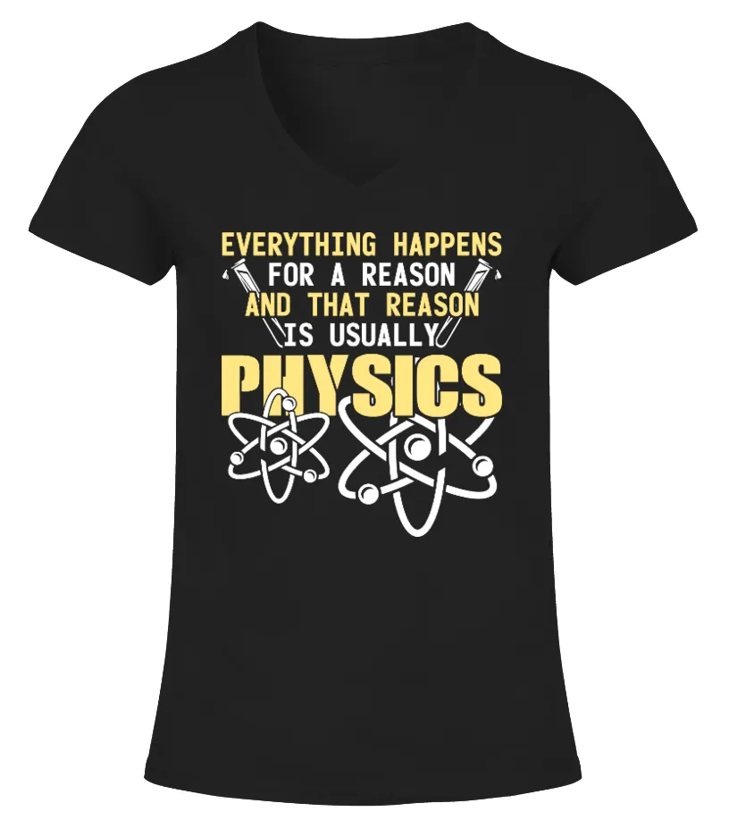 Everything Happens For A Reason Camiseta cuello pico Mujer