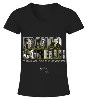 FRANCO CORELLI 1921-2003 Camiseta cuello pico Mujer