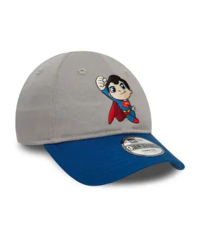 Gorra New Era Superman Hero 9FORTY Bebé Gris