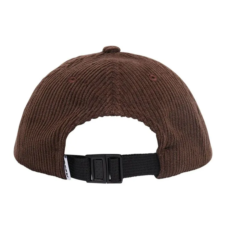 Gorra Obey: Obey Cord Label 6 Panel Strapb (Brown)