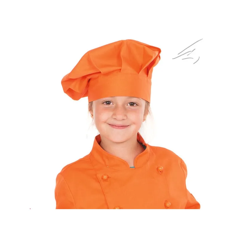 Gorro gran chef infantil naranja - Gary's