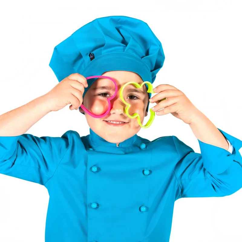 Gorro gran chef infantil turquesa - Gary's