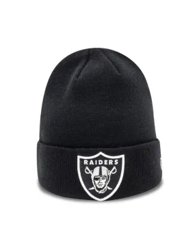 Gorro oficial NFL Essential Cuff Knit Oakrai BLK 2