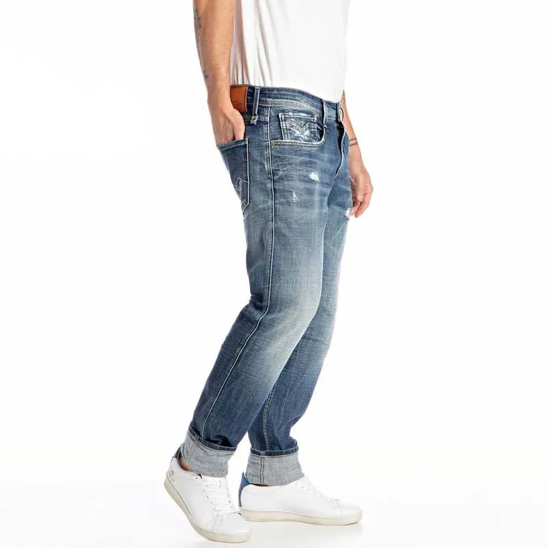 Jean Stretch Para Hombre Anbass Replay 52491