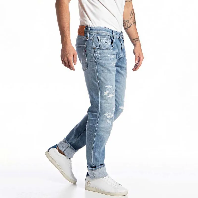 Jean Stretch Para Hombre Anbass Replay 52492