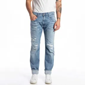 Jean Stretch Para Hombre Anbass Replay 52492