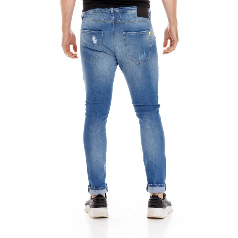 Jean Stretch Para Hombre Pedal Pusher