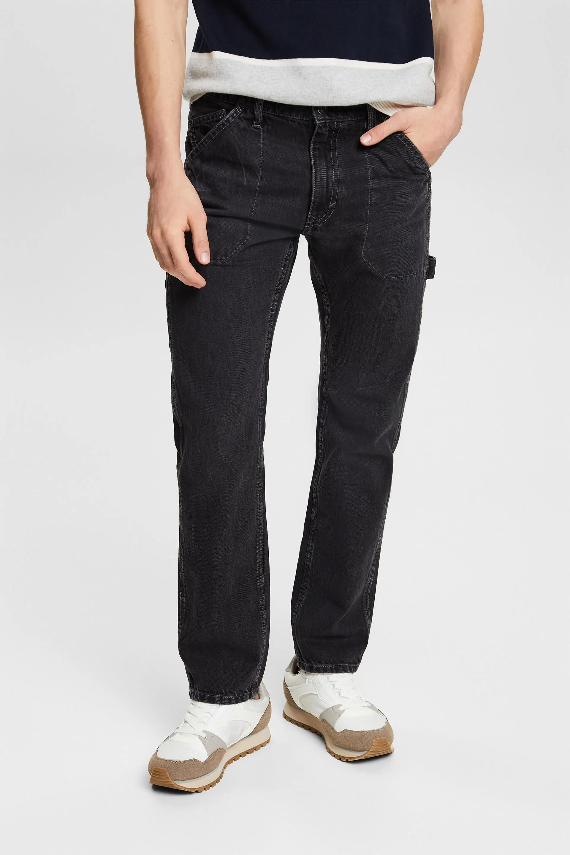 Jeans mid-rise straight fit