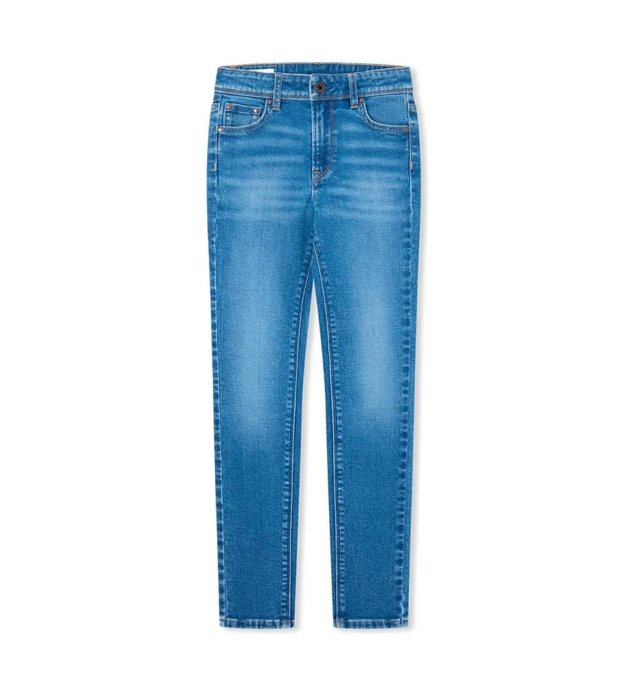 Jeans Pixlette Tiro Alto azul